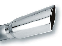 Thumbnail for Borla 4in Inlet 5in Round Rolled Angle Cut w/ Clamp x 14in Long Exhaust Tip