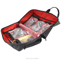 Thumbnail for Go Rhino XVenture Gear Recovery Bag (7.5x11.5x18in. Closed) 12oz Waxed Canvas - Black
