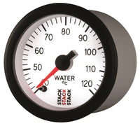 Thumbnail for Autometer Stack 52mm 40-120 Deg C 1/8in NPTF Male Pro Stepper Motor Water Temp Gauge - White