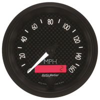 Thumbnail for Autometer GT Series 3-3/8in In Dash 0-160 MPH Electronic Programmable Speedometer
