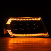 Thumbnail for AlphaRex 04-08 Ford F-150 (No 2004 Heritage) NOVA-Series LED Proj HL Alpha-Blk w/Actv Lgt / Seq. Sig
