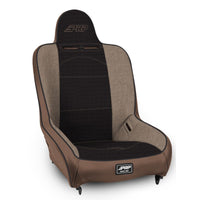Thumbnail for PRP Premier High Back Suspension Seat (Two Neck Slots) - Tan / Black