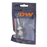 Thumbnail for DeatschWerks 8AN Male Flare to Straight 3/8in Single Hose Barb - Anodized DW Titanium
