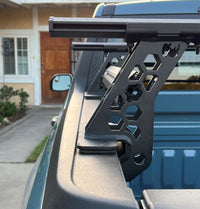 Thumbnail for Go Rhino 20-22 Jeep Gladiator JT/16-22 Toy. Tacoma/05-21 Nssn Frontier XRS Cross Bars Kit - Tex. Blk