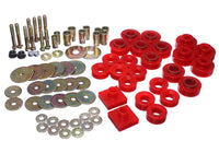 Thumbnail for Energy Suspension 68-72 Oldsmobile Cutlass Red Body Mount Set