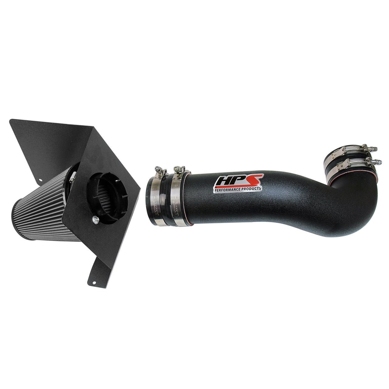 HPS Cold Air Intake Kit 07-08 Cadillac Escalade 6.2L V8, Includes Heat Shield, Black