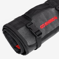 Thumbnail for Go Rhino XVenture Gear Tool Roll - Small (4x4in. Closed) 12oz Waxed Canvas - Black