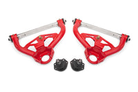 Thumbnail for BMR 78-87 GM G-Body Non-Adjustable Upper A-Arms Delrin 0.5in Tall Ball Joint - Red