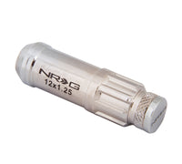 Thumbnail for NRG 700 Series M12 X 1.25 Steel Lug Nut w/Dust Cap Cover Set 21 Pc w/Locks & Lock Socket - Silver