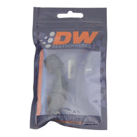 Thumbnail for DeatschWerks 6AN Female Swivel 45-Degree Hose End PTFE (Incl 1 Olive Insert) - Anodized Matte Black