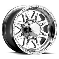Thumbnail for Raceline 888 Renegade 17x9in / 8x165.1 BP / 6mm Offset / 130.81mm Bore - Polished Wheel