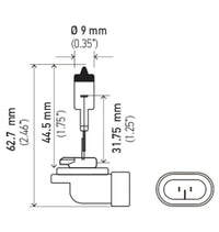 Thumbnail for Hella Bulb 881 12V 27W Pgj13 T325