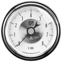Thumbnail for Autometer Prestige Pearl Series - Tachometer 3 3/8in 8K RPM In-Dash