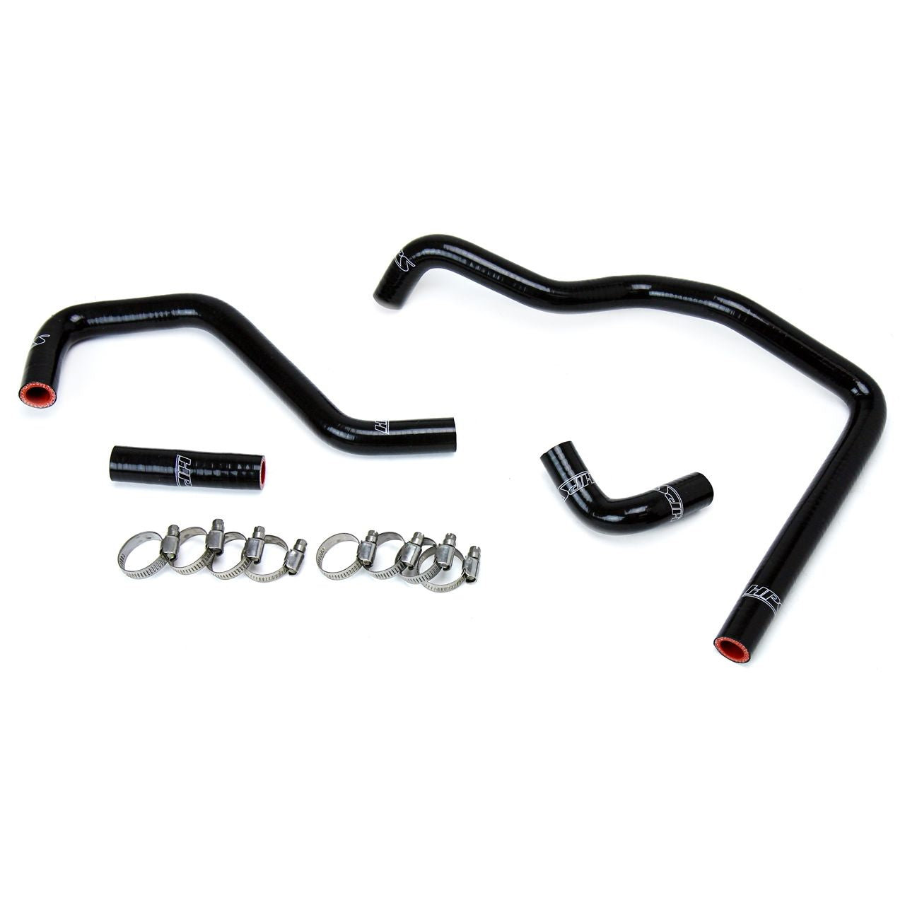 HPS Black Reinforced Silicone Heater Hose Kit for Toyota 84-88 Pickup 22RE Non Turbo EFI LHD