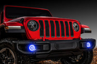 Thumbnail for Oracle Jeep Wrangler JL/Gladiator JT LED Surface Mount Fog Light Halo Kit - ColorSHIFT SEE WARRANTY
