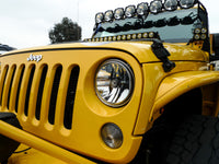Thumbnail for KC HiLiTES 07-18 Jeep JK (Not for Rubicon/Sahara) 7in. Gravity LED DOT Headlight (Pair Pack System)