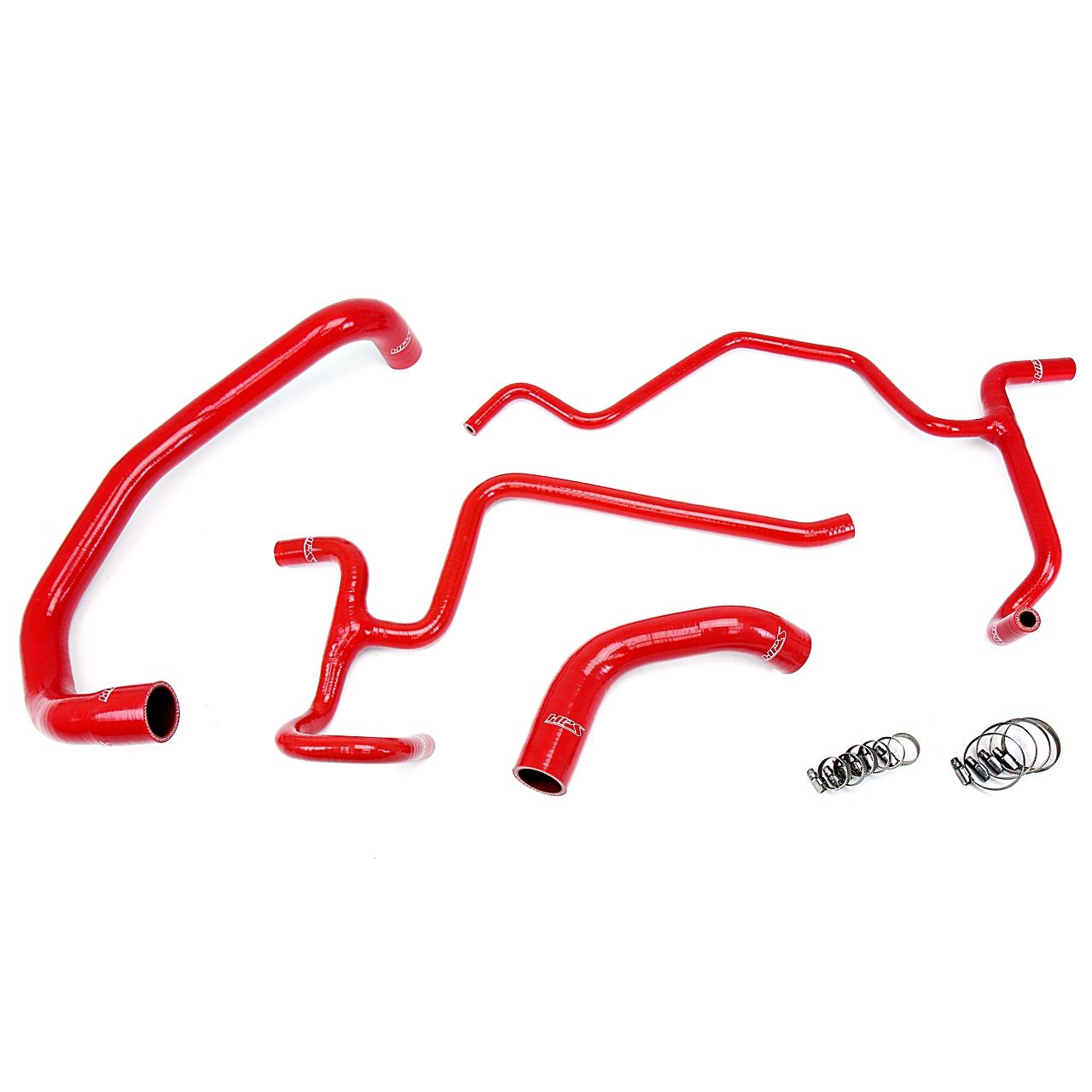 HPS Red Reinforced Silicone Radiator Hose Kit for Chrysler 05-10 300C R/T 5.7L V8