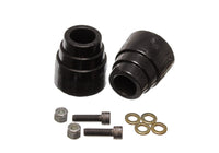 Thumbnail for Energy Suspension 00-04 Ford Excursion 4WD Black Front Axle Bump Stop Set