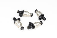 Thumbnail for DeatschWerks Universal 1800cc Low Impedance 14mm Upper Injector - Set of 4
