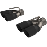Thumbnail for 2015-2023 Dodge Challenger 5.7L QTP Black Quad Tip Adapter