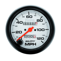Thumbnail for Autometer Phantom 3-3/8in 120MPH Speedometer Gauge - Mechanical Full Sweep