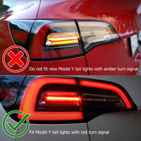 Thumbnail for AlphaRex 17-22 Tesla Model 3 PRO-Series LED Tail Lights Red Smoke w/Seq Sig