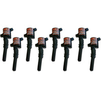 Thumbnail for Granatelli 97-04 Ford 4.6L/5.4L 2V Hot Street Coil Packs - Black (Set of 8)