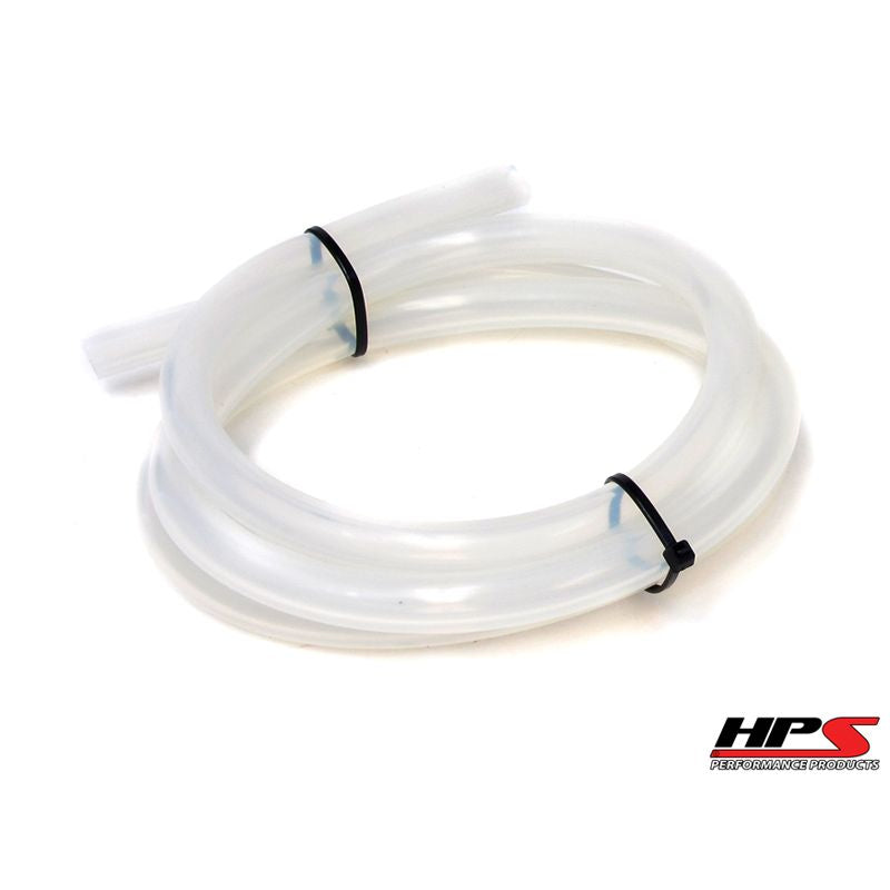 HPS 1/4" (6mm) ID Clear High Temp Silicone Vacuum Hose - Sold Per Feet