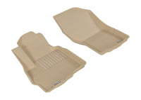 Thumbnail for 3D MAXpider 2011-2019 Mitsubishi Outlander Sport Kagu 1st Row Floormat - Tan