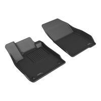 Thumbnail for 3D MAXpider 2023-2024 Honda Accord Kagu 1st Row Floormat - Black