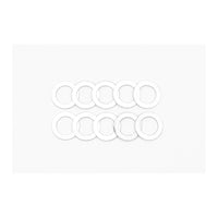 Thumbnail for DeatschWerks -4 AN Aluminum Crush Washer (Pack of 10)