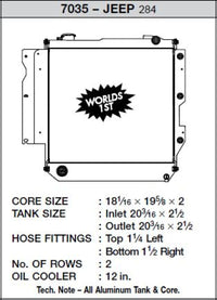 Thumbnail for CSF 05-06 Jeep Wrangler Radiator