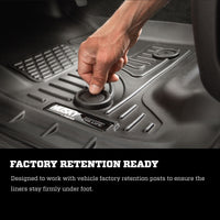 Thumbnail for Husky Liners 2022 Toyota Tundra Ext. Cab DC WeatherBeater 2nd Seat Floor Liner - Blk