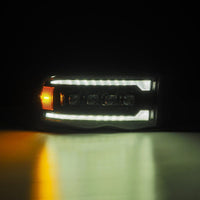 Thumbnail for AlphaRex 02-05 Dodge Ram 1500 NOVA LED Proj Headlights Alpha Black w/Activ Light/Seq Signal