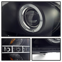 Thumbnail for Spyder Chevy Silverado 1500/2500 07-13 Projector Headlights LED Halo LED Blk Smke PRO-YD-CS07-HL-BSM