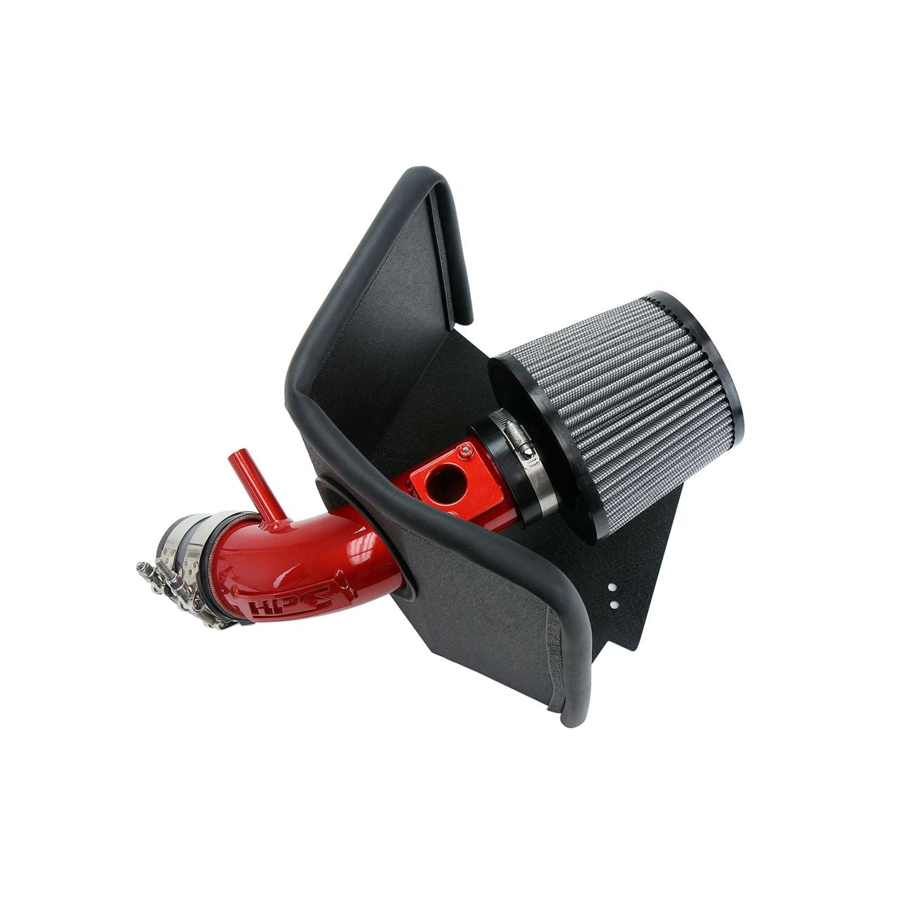 HPS Red Shortram Air Intake Kit with Heat Shield for 09-19 Toyota Corolla 1.8L