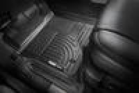 Thumbnail for Husky Liners 07-12 Chevrolet Silverado/GMC Sierra Regular Cab WeatherBeater Black Floor Liners