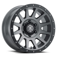 Thumbnail for ICON Compression 18x9 5x5 -12mm Offset 4.5in BS Titanium Wheel