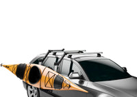 Thumbnail for Thule Hullavator Pro Lift-Assist Kayak Rack - Black/Silver