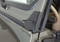 Thumbnail for Rampage 1976-1983 Jeep CJ5 Windshield Hinge Light Bracket - Black
