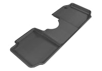 Thumbnail for 3D MAXpider 2014-2019 Fiat 500L Kagu 2nd Row Floormats - Black