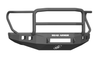 Thumbnail for Road Armor 17-20 Ford F-250 Stealth Wide Fender Flare Front Bumper w/Lonestar Guard - Tex Blk