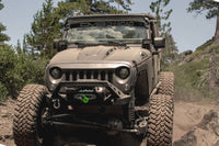 Thumbnail for DV8 Offroad 07-18 Jeep Wrangler JK Metal Heat Dispersion Hood - Primer Black