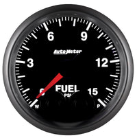 Thumbnail for AutoMeter Gauge Fuel Press 2-1/16in. 15PSI Stepper Motor W/Peak & Warn Elite