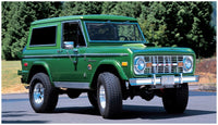 Thumbnail for Bushwacker 66-77 Ford Bronco Cutout Style Flares 2pc - Black