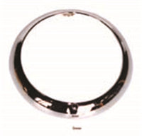 Thumbnail for Omix Chrome Headlight Bezel 53-71 Jeep CJ Models