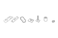 Thumbnail for Thule Adapter Kit - Mounts 589/590/594 Bike Racks to Xsporter/Rapid Aero Load Bars - Black