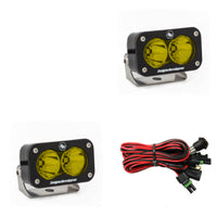 Thumbnail for Baja Designs S2 Pro Series LED Light Pods Amber Lens Spot Pattern - Pair