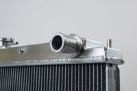 Thumbnail for CSF Nissan R33 Skyline GT-R/GTS Full Billet Aluminum High-Performance Radiator - Black
