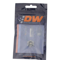Thumbnail for DeatschWerks 6AN ORB Male Plug Fitting with 1/8in NPT Gauge Port - Anodized DW Titanium